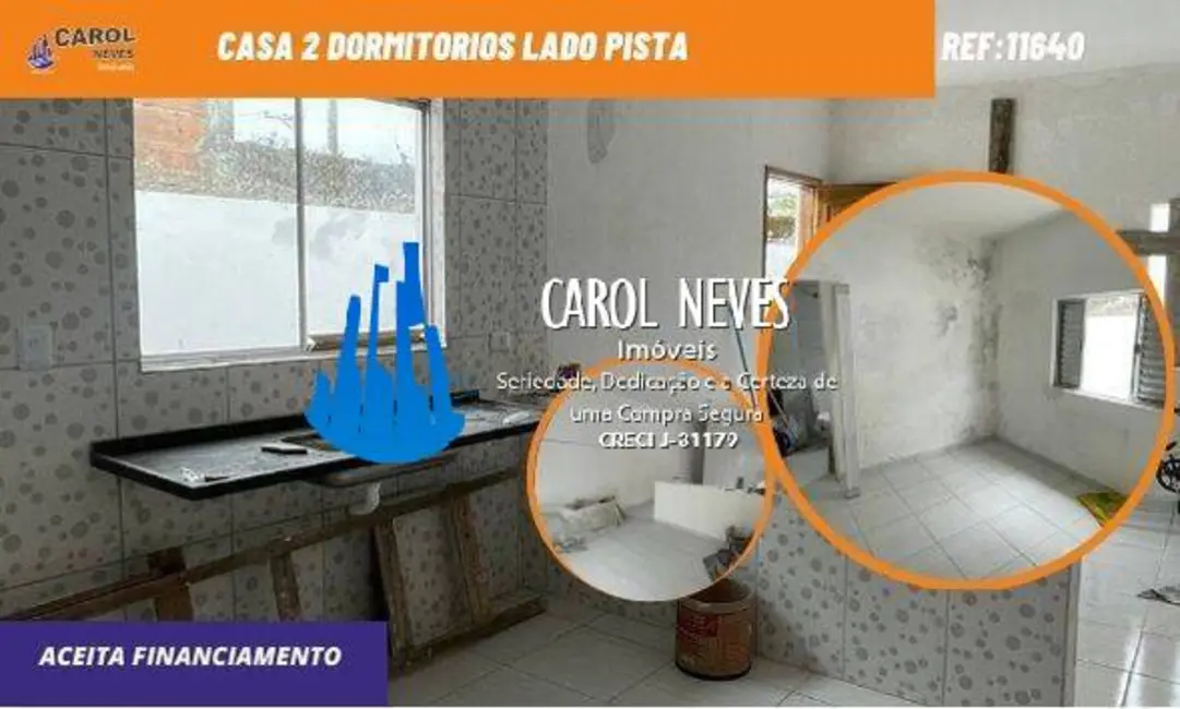 Foto 1 de Casa com 2 quartos à venda, 63m2 em Mongagua - SP