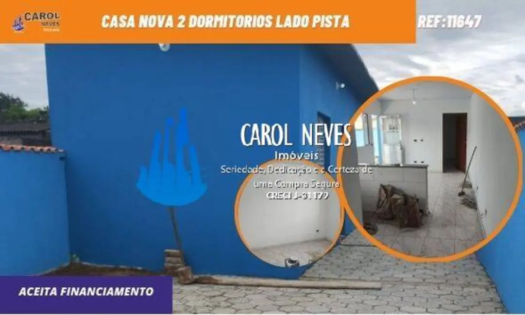 Foto 1 de Casa com 2 quartos à venda, 70m2 em Itanhaem - SP