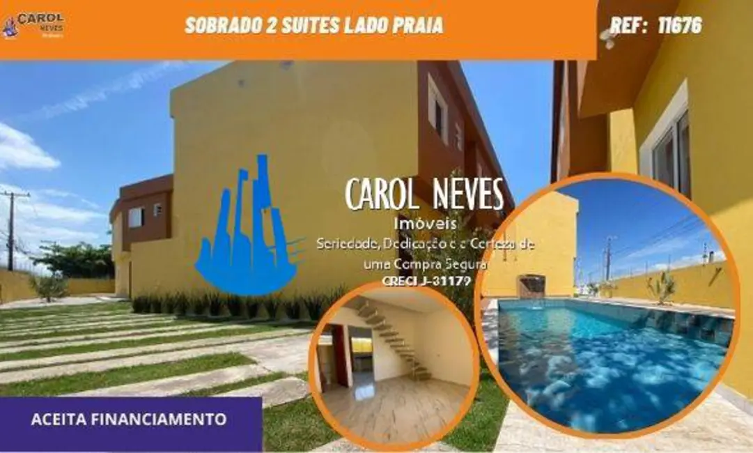 Foto 1 de Sobrado com 2 quartos à venda, 60m2 em Itanhaem - SP