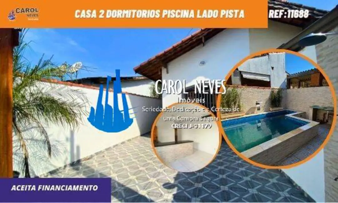 Foto 1 de Casa com 2 quartos à venda, 62m2 em Itanhaem - SP