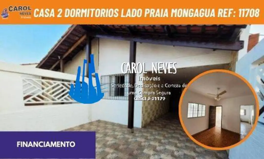 Foto 1 de Casa com 2 quartos à venda, 95m2 em Mongagua - SP