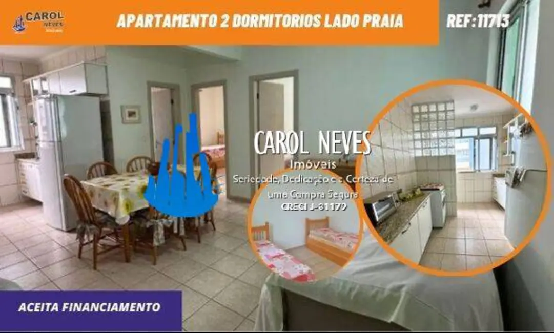 Foto 1 de Apartamento com 2 quartos à venda, 52m2 em Mongagua - SP