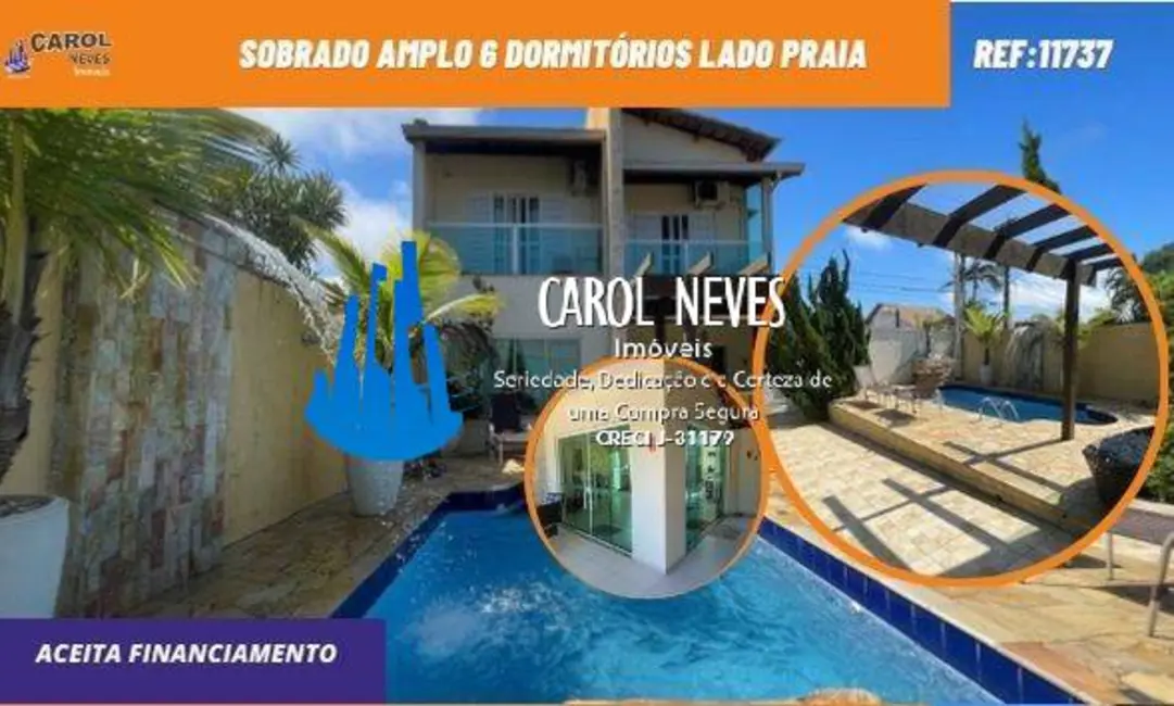Foto 1 de Sobrado com 6 quartos à venda, 304m2 em Itanhaem - SP