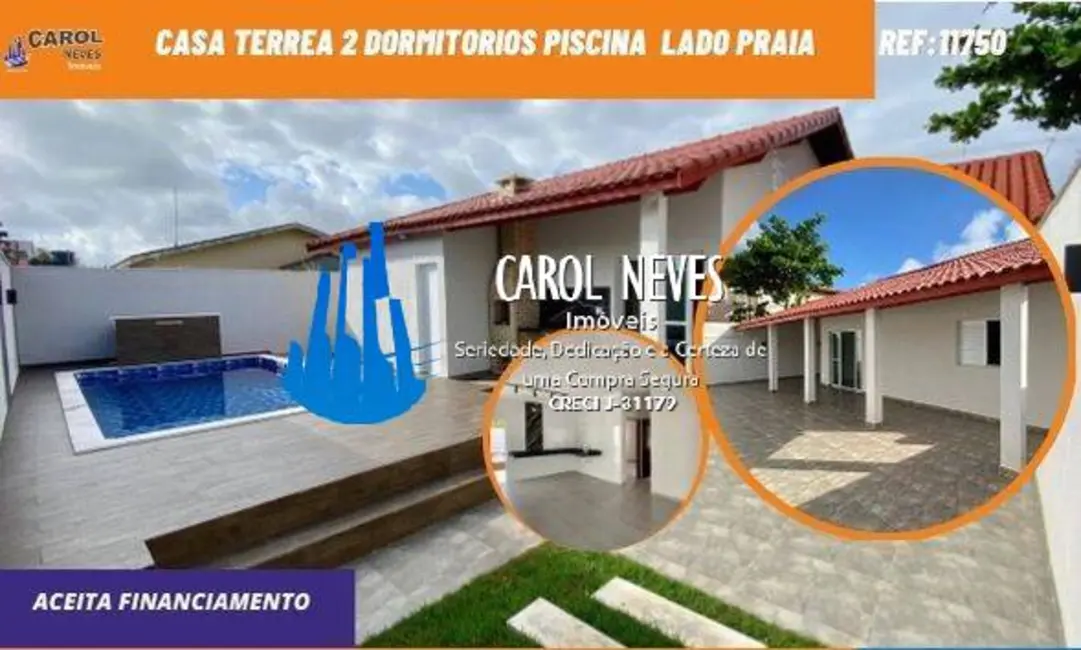 Foto 1 de Casa com 2 quartos à venda, 106m2 em Itanhaem - SP