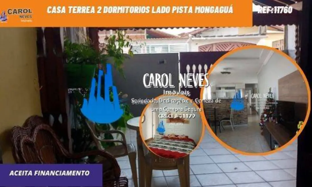 Foto 1 de Casa com 2 quartos à venda, 92m2 em Mongagua - SP