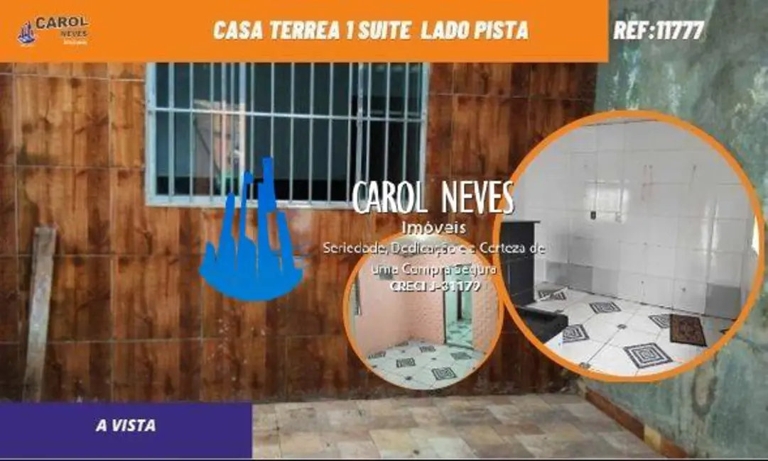 Foto 1 de Casa com 1 quarto à venda, 50m2 em Mongagua - SP