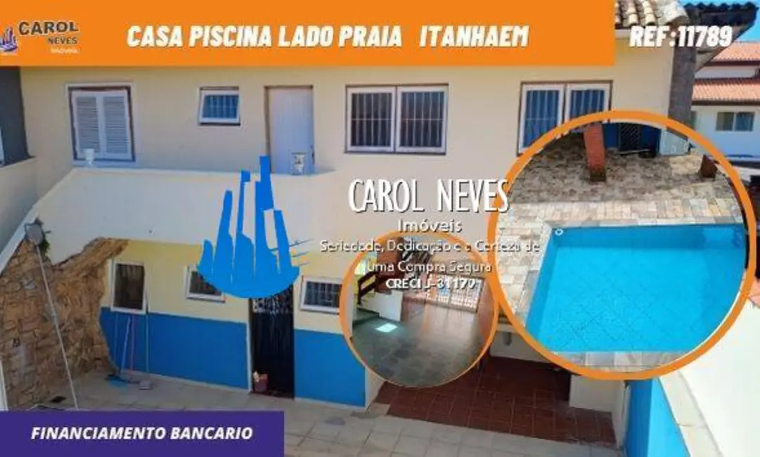 Foto 1 de Casa com 6 quartos à venda e para alugar, 262m2 em Itanhaem - SP