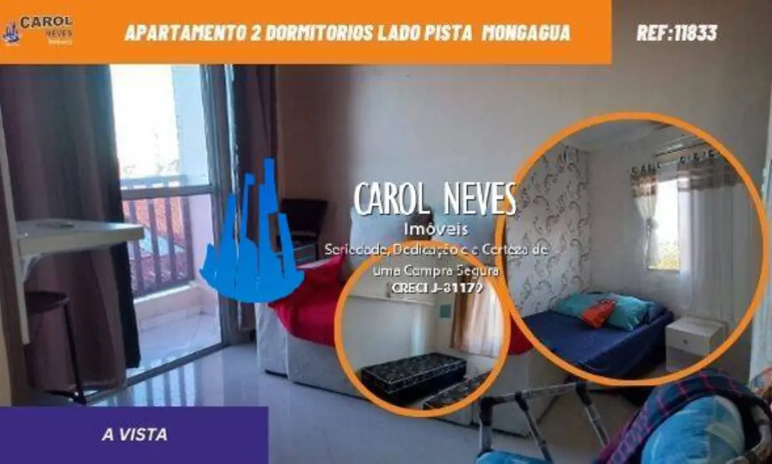 Foto 1 de Apartamento com 2 quartos à venda, 52m2 em Mongagua - SP
