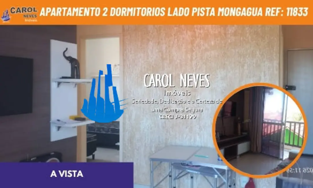 Foto 1 de Apartamento com 2 quartos à venda, 52m2 em Mongagua - SP