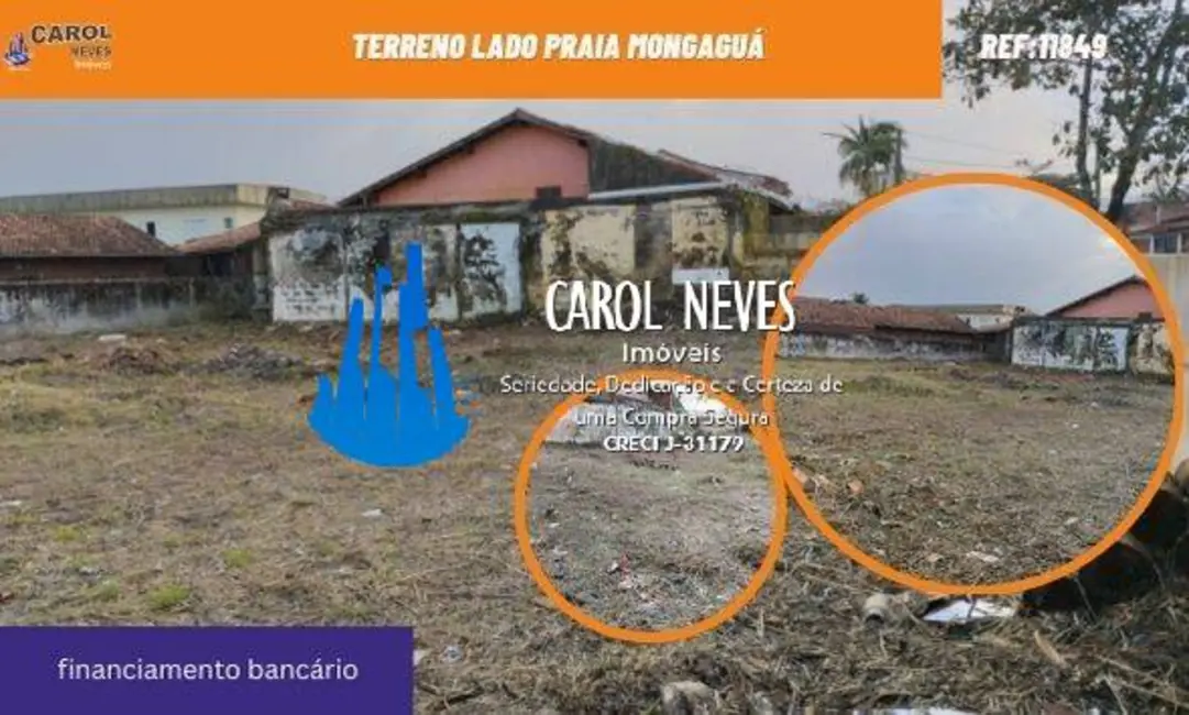 Foto 1 de Terreno / Lote à venda, 794m2 em Mongagua - SP