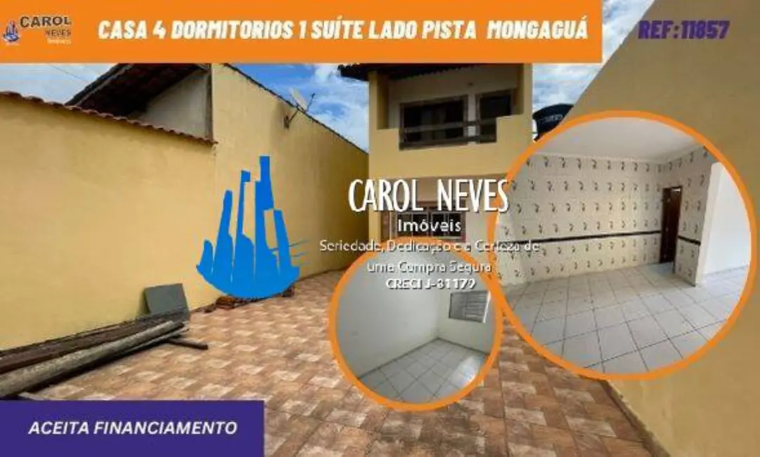 Foto 1 de Sobrado com 4 quartos à venda, 110m2 em Mongagua - SP