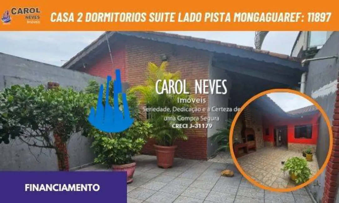 Foto 1 de Casa com 2 quartos à venda, 85m2 em Mongagua - SP