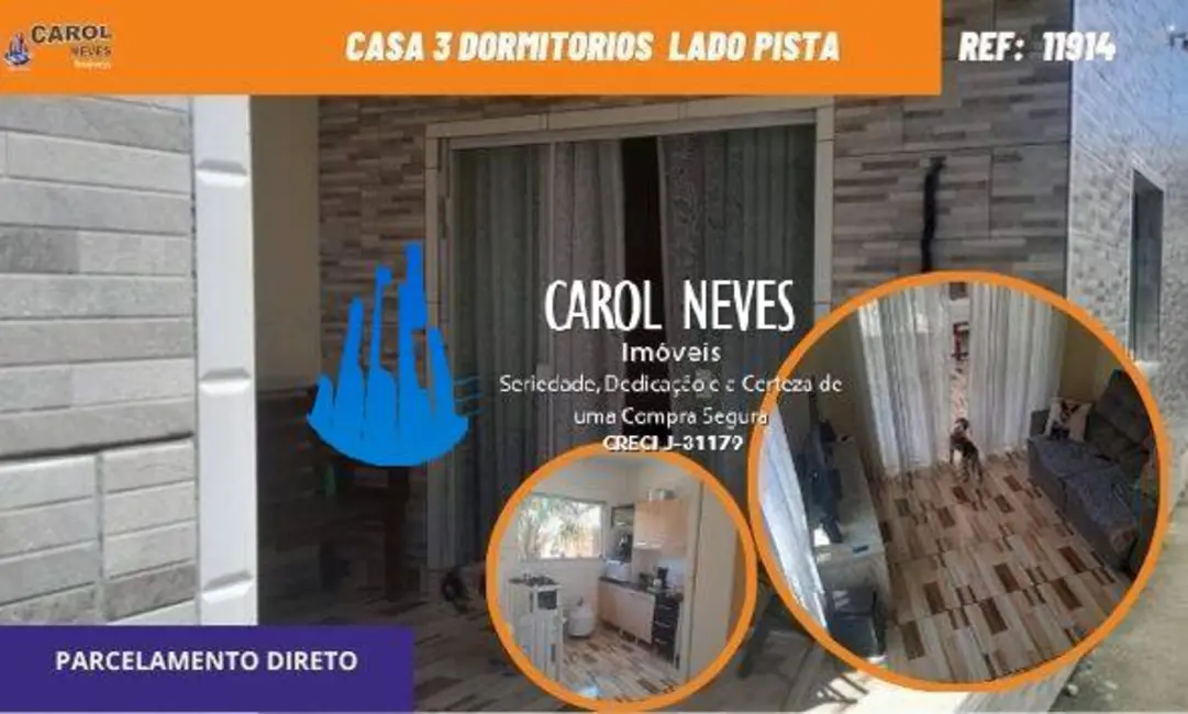 Foto 1 de Casa com 3 quartos à venda, 90m2 em Mongagua - SP