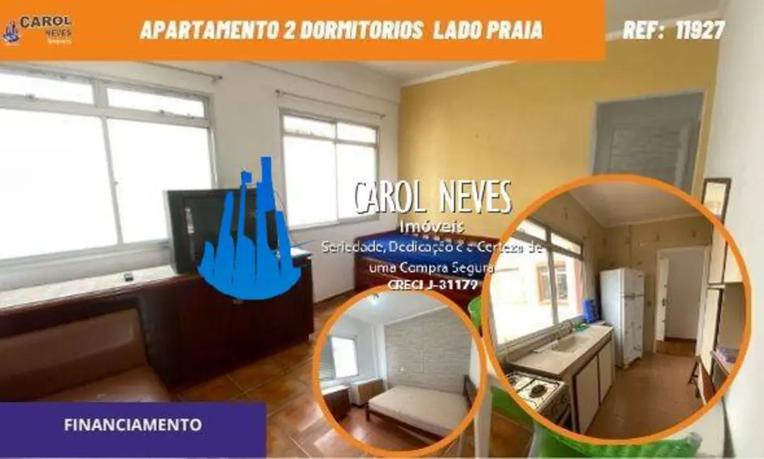 Foto 1 de Apartamento com 2 quartos à venda, 45m2 em Mongagua - SP