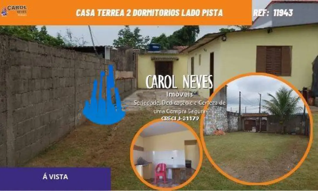 Foto 1 de Casa com 2 quartos à venda, 50m2 em Itanhaem - SP