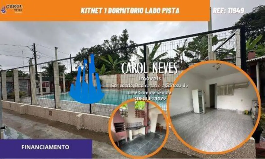 Foto 1 de Kitnet com 1 quarto à venda, 32m2 em Itanhaem - SP