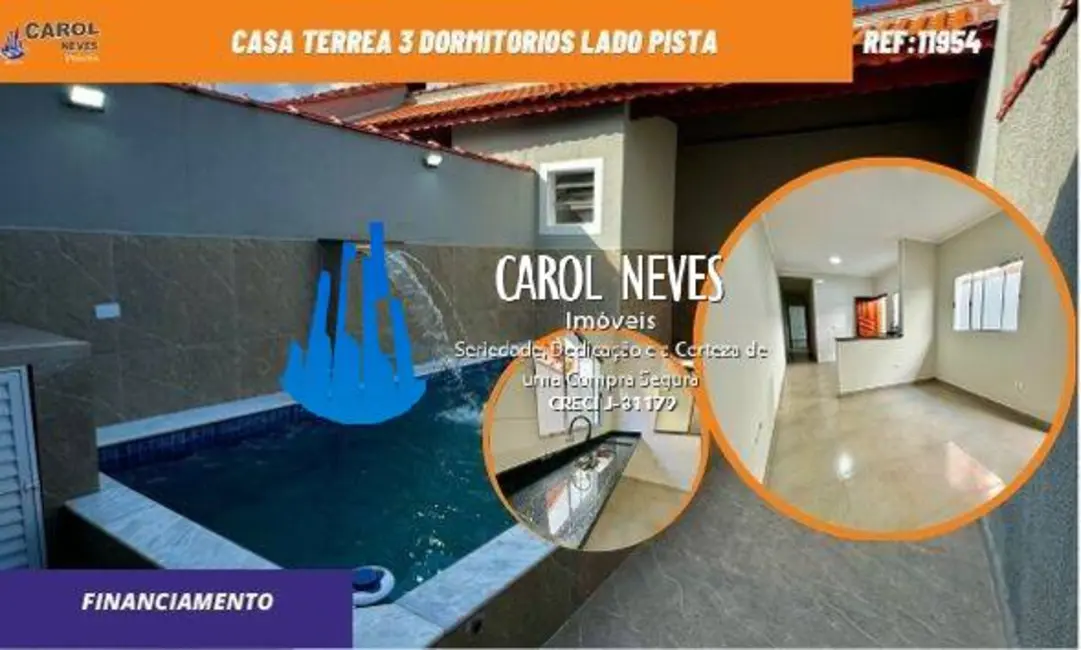 Foto 1 de Casa com 3 quartos à venda, 104m2 em Mongagua - SP