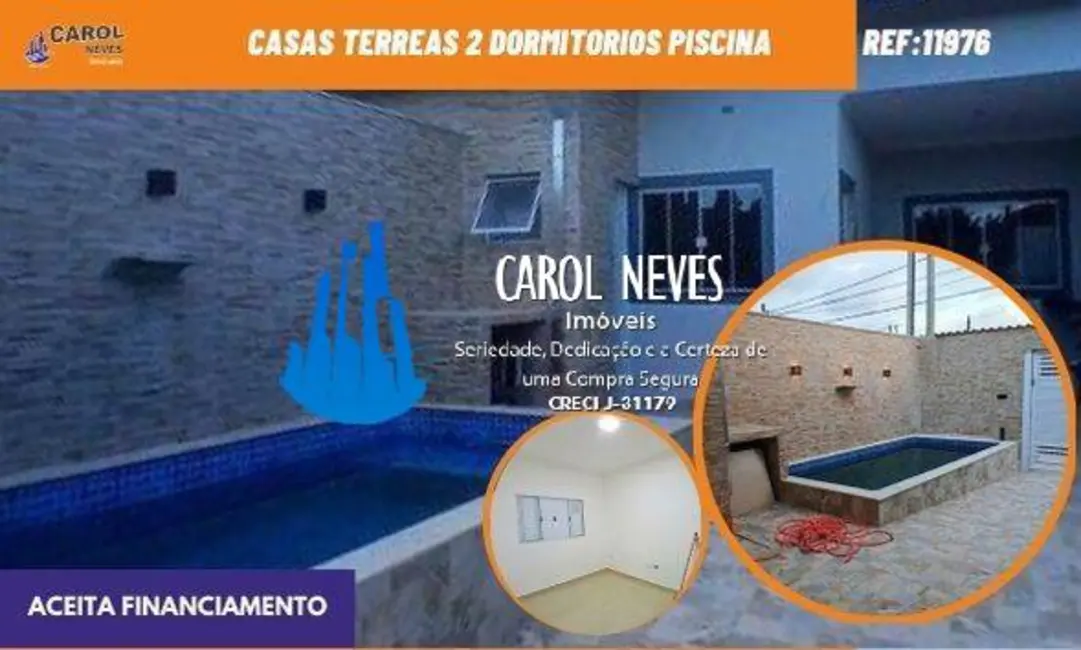 Foto 1 de Casa com 2 quartos à venda, 65m2 em Mongagua - SP