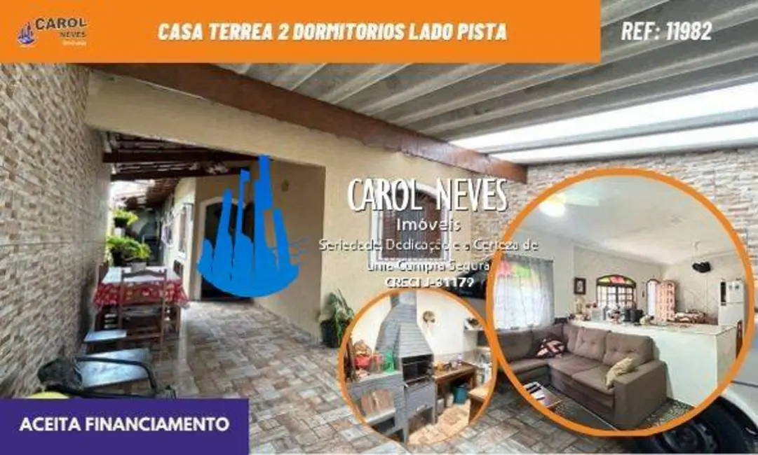 Foto 1 de Casa com 2 quartos à venda, 60m2 em Mongagua - SP
