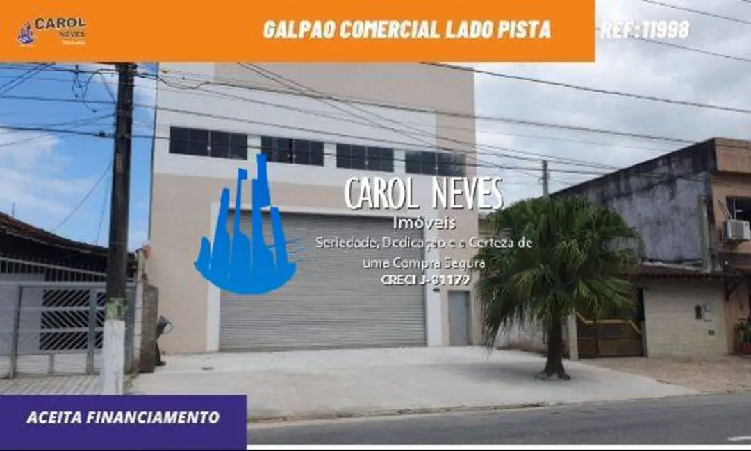 Foto 1 de Armazém / Galpão à venda, 600m2 em Praia Grande - SP