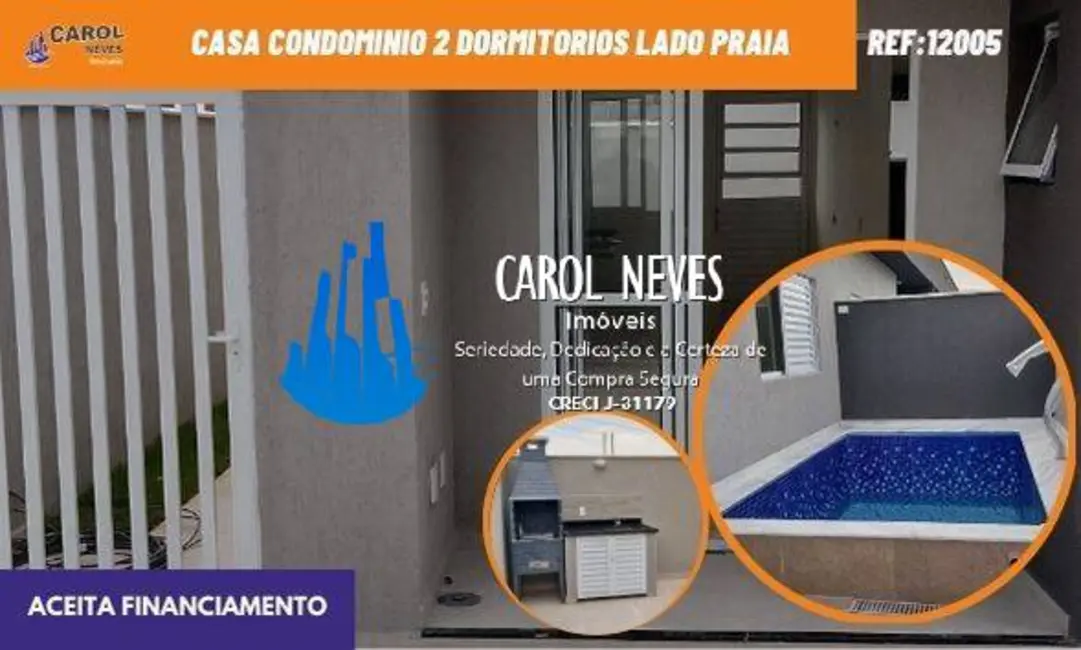 Foto 1 de Casa com 2 quartos à venda, 50m2 em Itanhaem - SP
