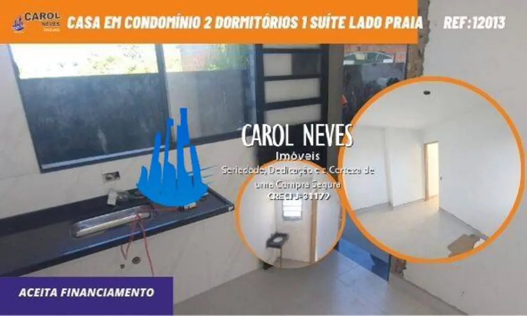 Casa de Condomínio com 2 quartos à venda em Itanhaem - SP - imagem 1 Foto 1 de Casa de Condomínio com 2 quartos à venda em Itanhaem - SP