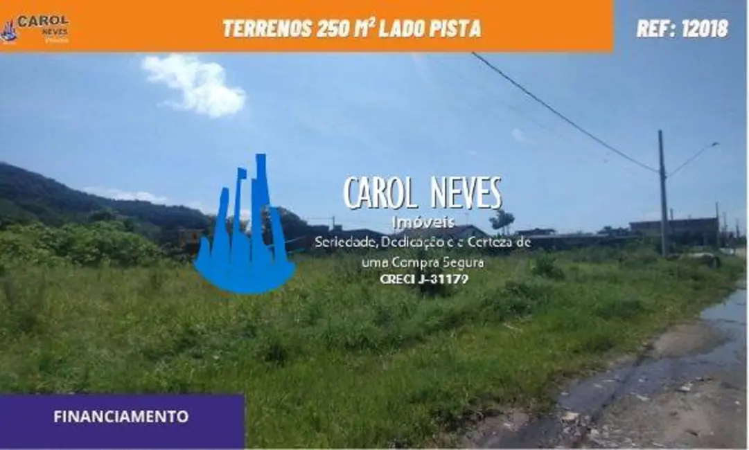 Foto 1 de Terreno / Lote à venda, 250m2 em Mongagua - SP