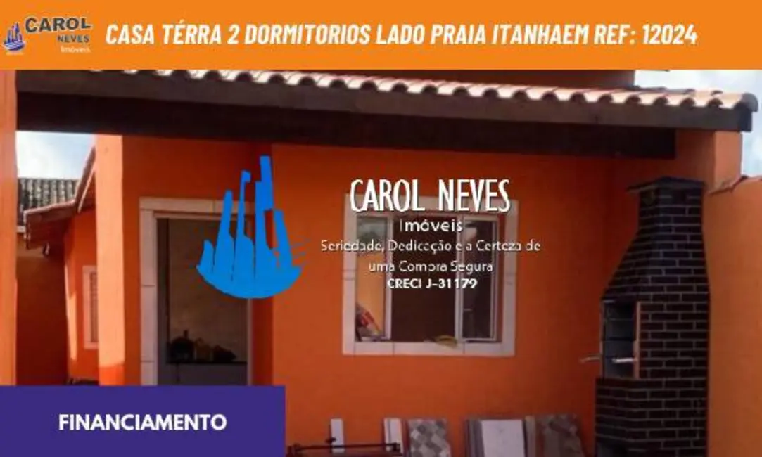 Foto 1 de Casa com 2 quartos à venda, 62m2 em Itanhaem - SP