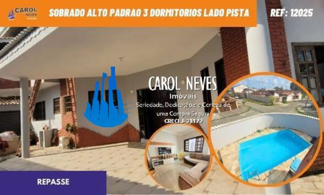 Foto 1 de Sobrado com 3 quartos à venda, 230m2 em Mongagua - SP