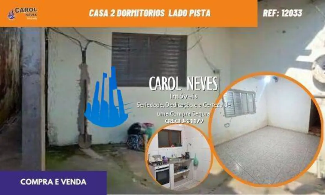 Foto 1 de Casa com 2 quartos à venda, 60m2 em Itanhaem - SP