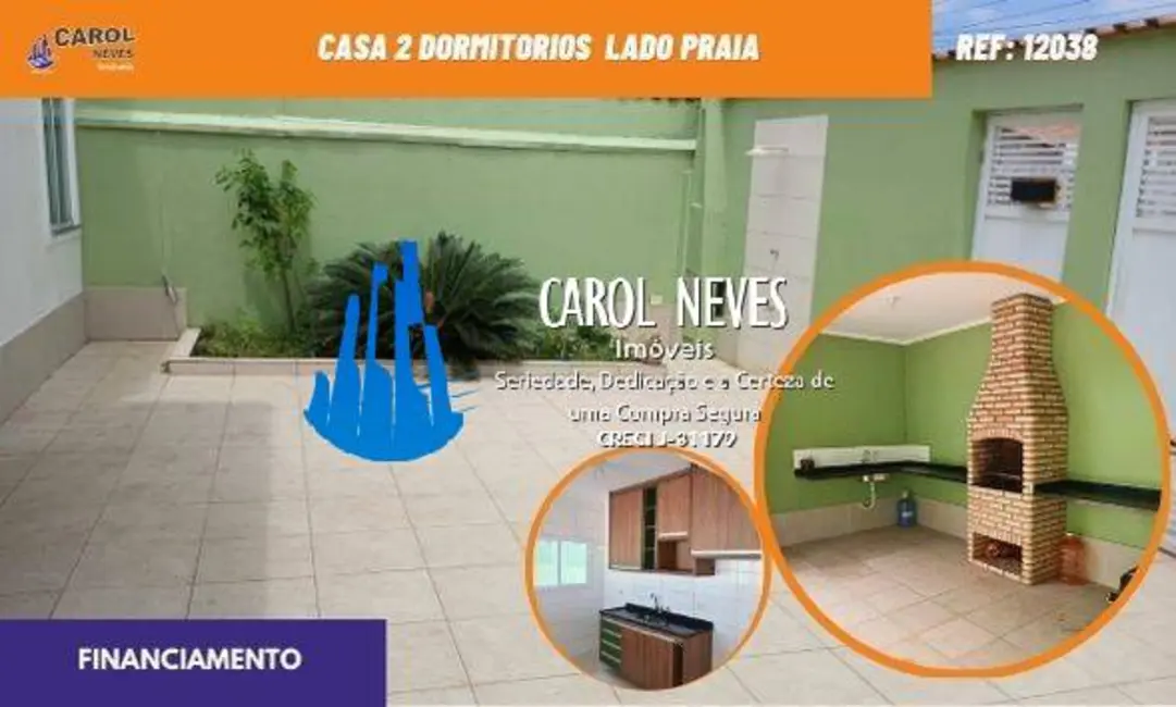 Foto 1 de Casa com 2 quartos à venda, 250m2 em Mongagua - SP