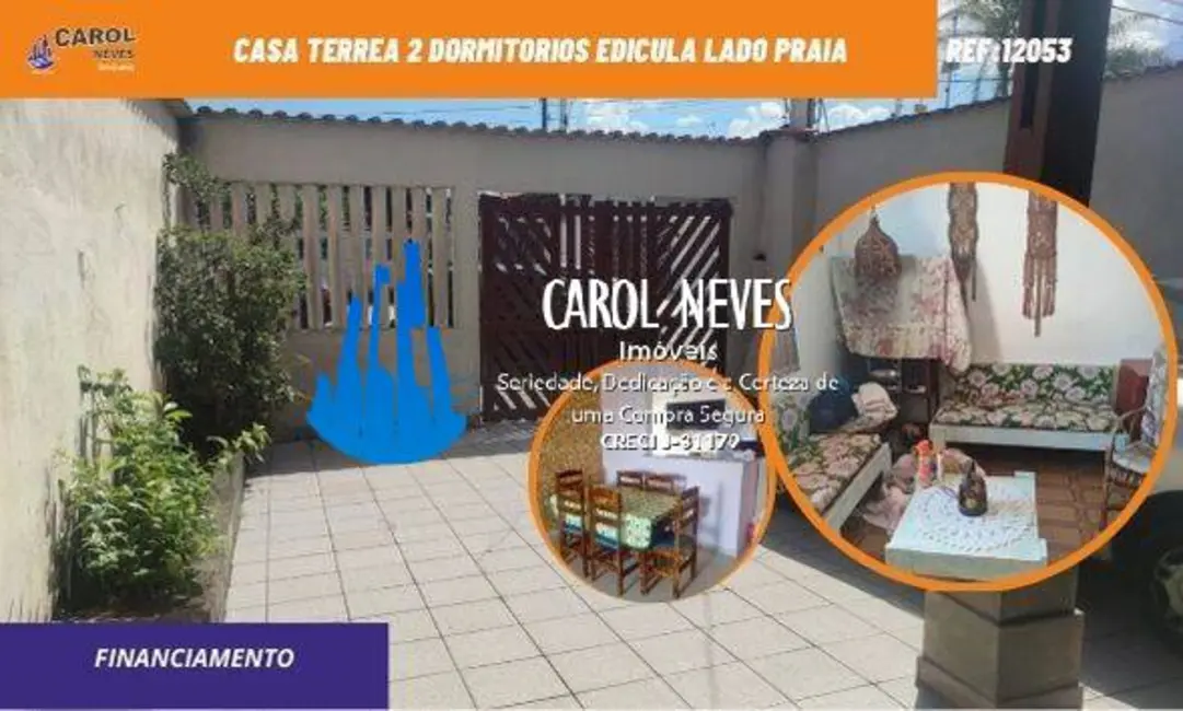 Foto 1 de Casa com 3 quartos à venda, 180m2 em Mongagua - SP