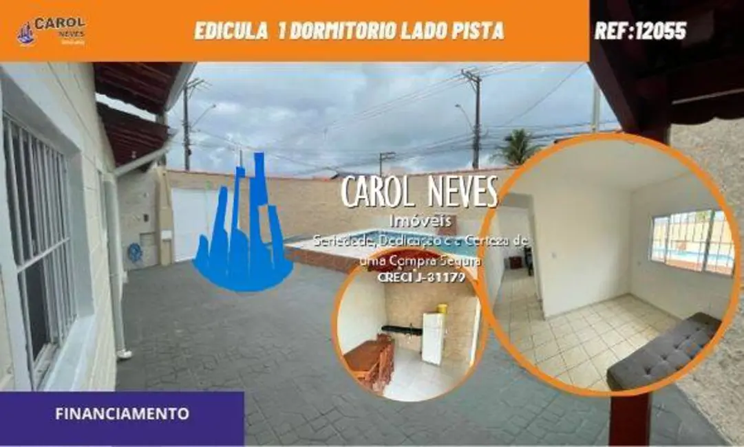 Foto 1 de Casa com 1 quarto à venda, 45m2 em Itanhaem - SP