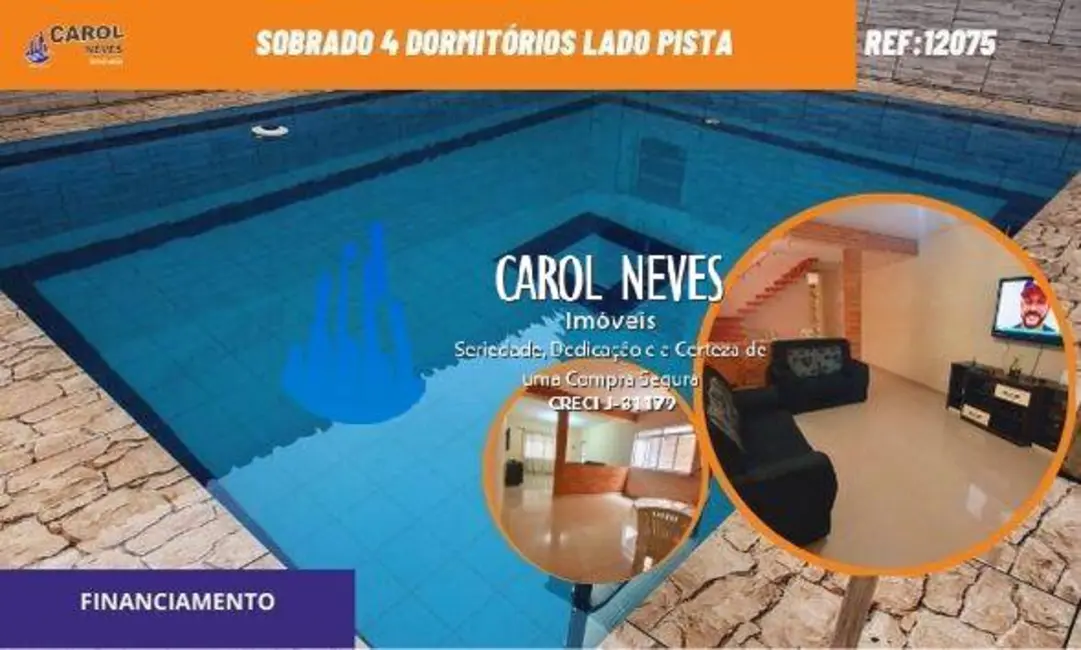 Foto 1 de Sobrado com 4 quartos à venda, 125m2 em Agenor de Campos, Mongagua - SP