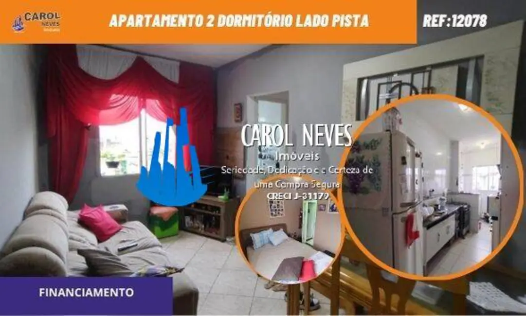 Foto 1 de Apartamento com 2 quartos à venda, 30m2 em Vila Sônia, Praia Grande - SP