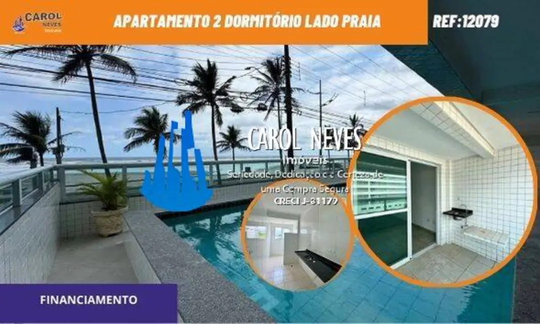 Foto 1 de Apartamento com 2 quartos à venda, 78m2 em Praia Grande - SP