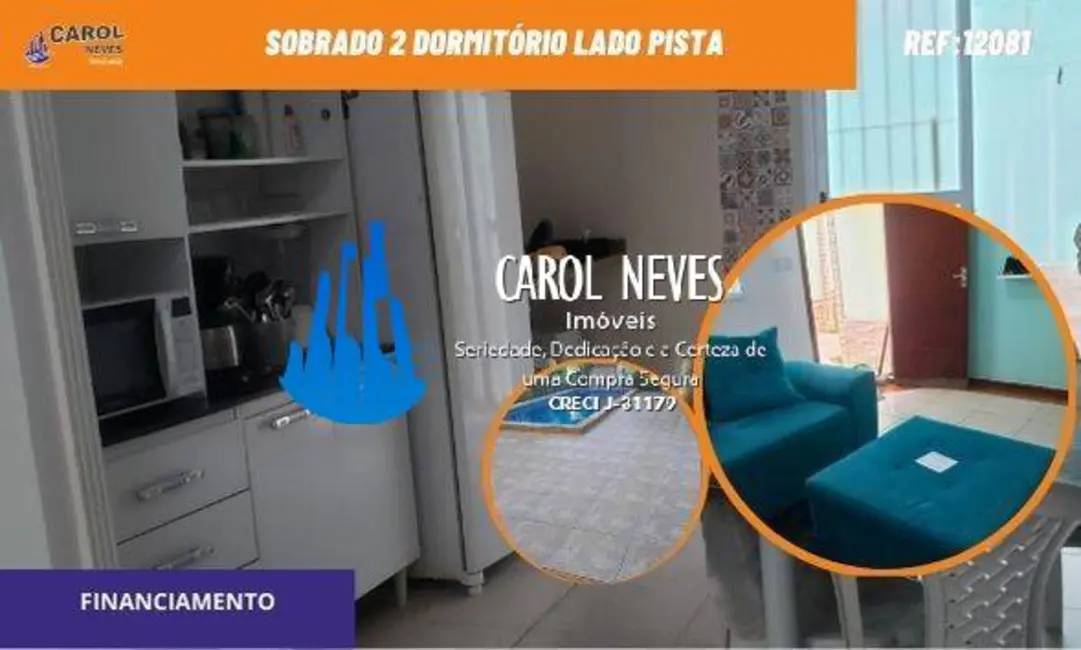 Foto 1 de Sobrado com 2 quartos à venda em Mongagua - SP