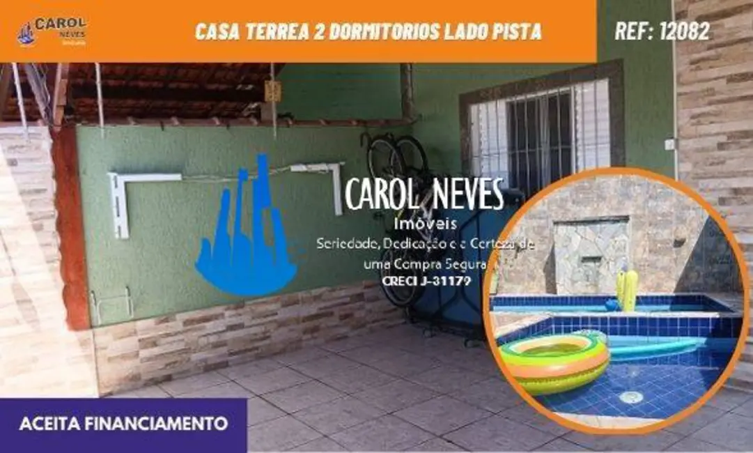 Foto 1 de Casa com 2 quartos à venda, 82m2 em Mongagua - SP
