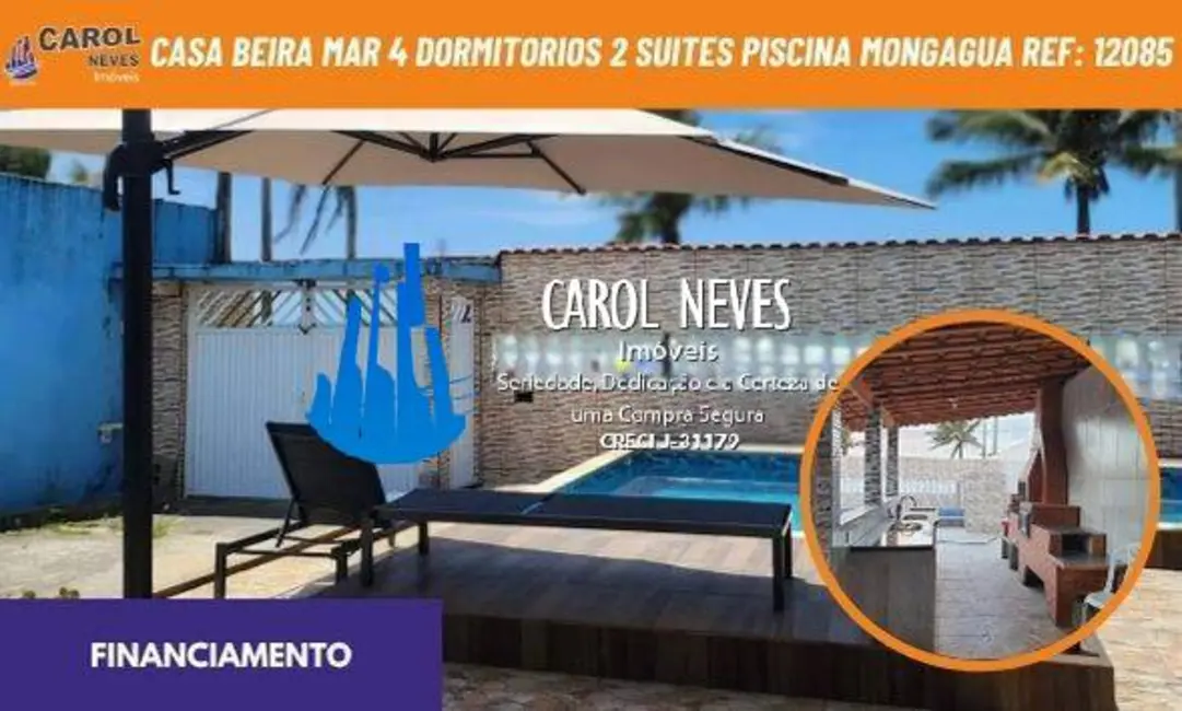 Foto 1 de Casa com 4 quartos à venda, 100m2 em Mongagua - SP