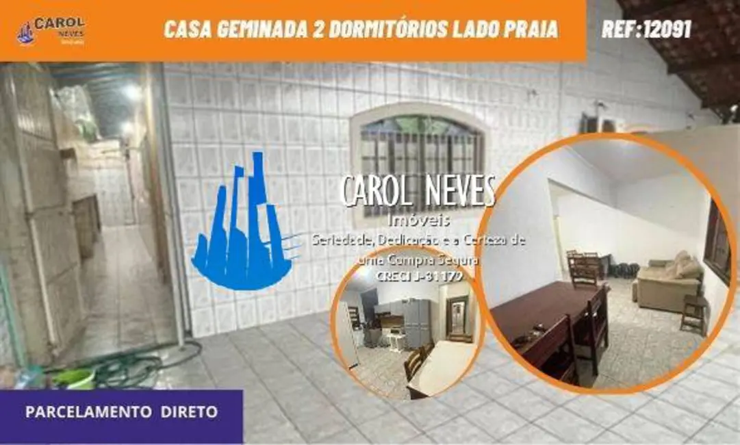 Foto 1 de Casa com 2 quartos à venda, 168m2 em Caiçara, Praia Grande - SP