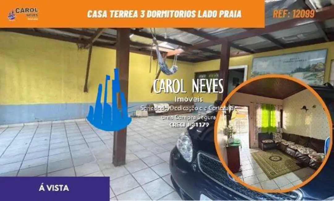 Foto 1 de Casa com 3 quartos à venda, 176m2 em Mongagua - SP