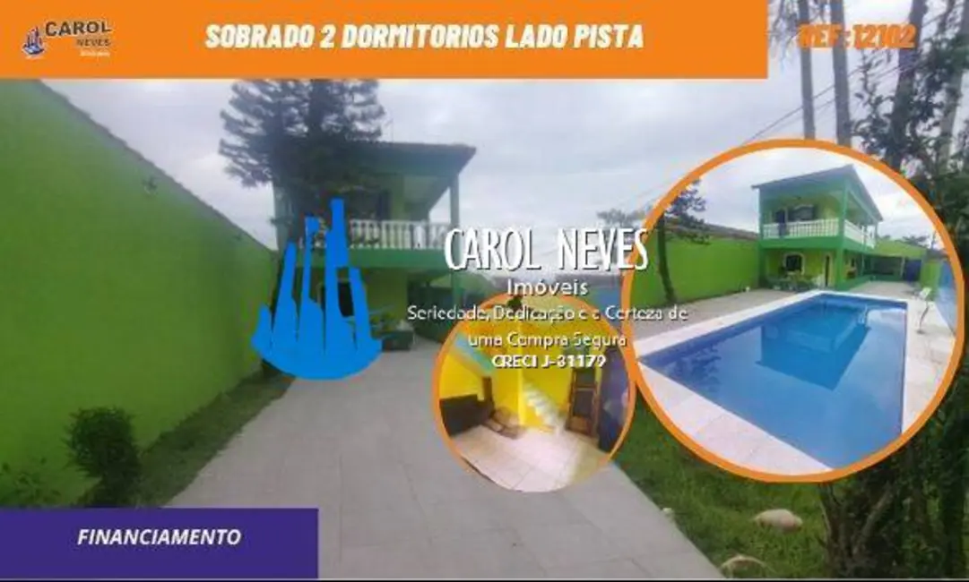 Foto 1 de Sobrado com 2 quartos à venda em Mongagua - SP