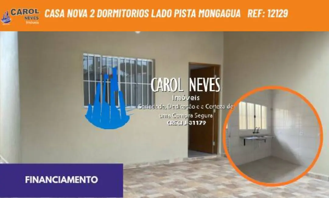 Foto 1 de Casa com 2 quartos à venda, 63m2 em Mongagua - SP