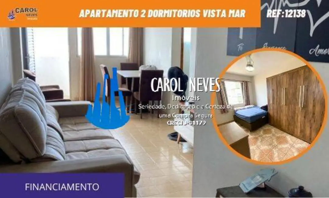 Apartamento com 2 quartos à venda, 70m2 em Guilhermina, Praia Grande - SP - imagem 1 Foto 1 de Apartamento com 2 quartos à venda, 70m2 em Guilhermina, Praia Grande - SP