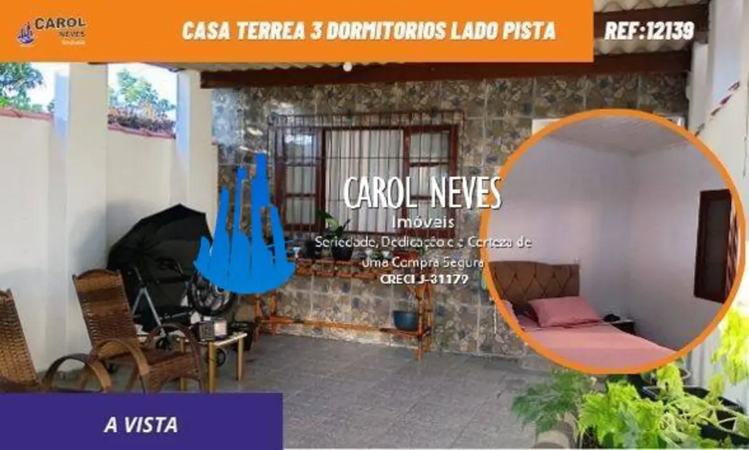 Foto 1 de Casa com 3 quartos à venda, 133m2 em Jardim Oásis, Itanhaem - SP