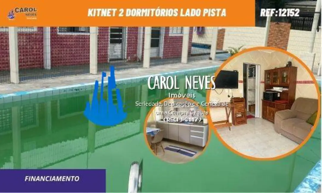Foto 1 de Kitnet com 2 quartos à venda, 34m2 em Itanhaem - SP
