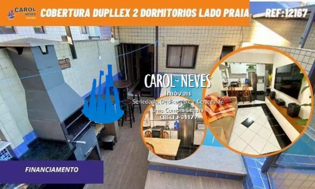 Foto 1 de Apartamento com 2 quartos à venda, 85m2 em Centro, Mongagua - SP