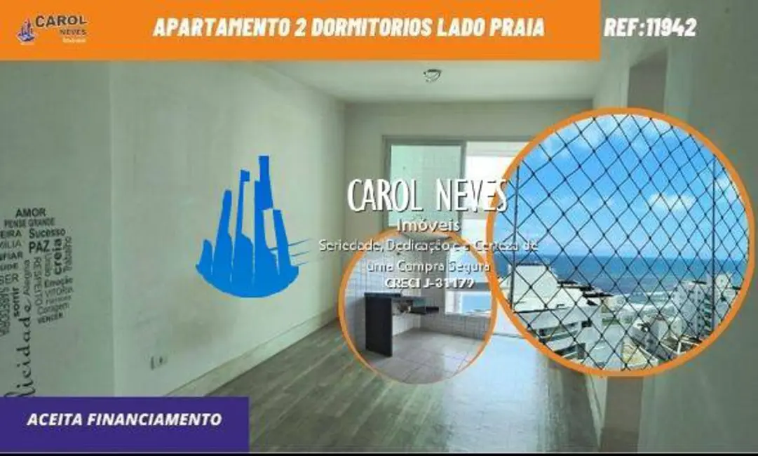 Foto 1 de Apartamento com 2 quartos à venda, 76m2 em Centro, Mongagua - SP