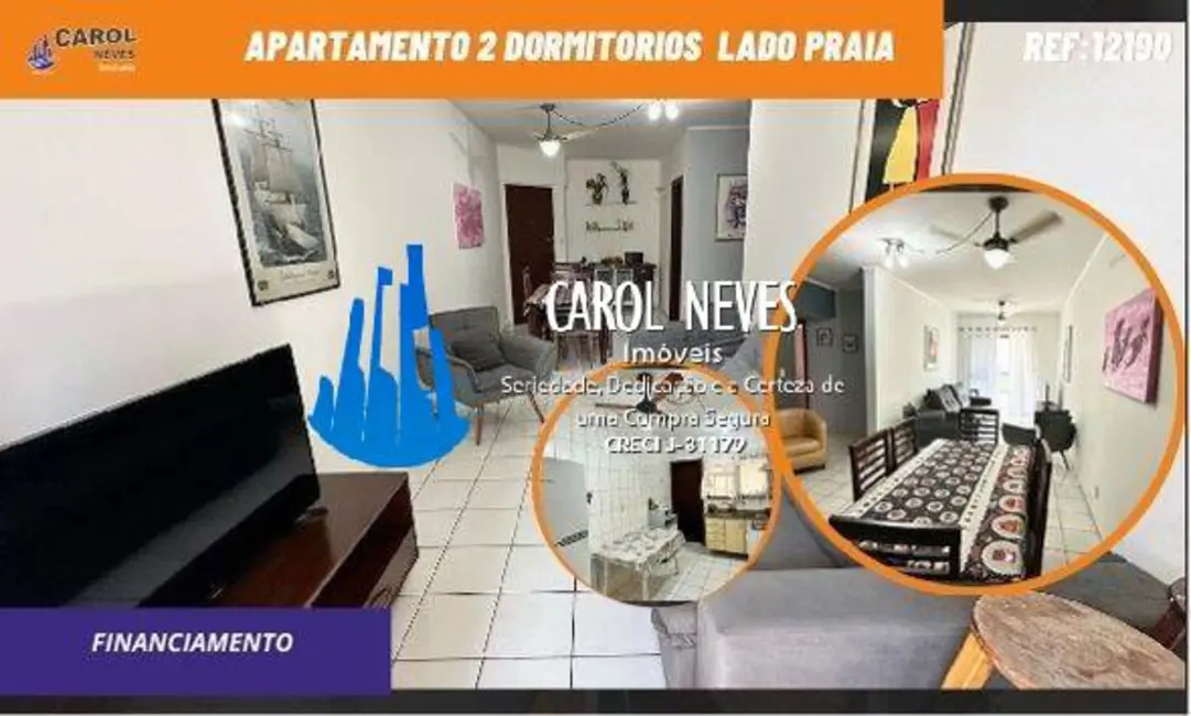 Apartamento com 2 quartos à venda, 94m2 em Guilhermina, Praia Grande - SP - imagem 1 Foto 1 de Apartamento com 2 quartos à venda, 94m2 em Guilhermina, Praia Grande - SP
