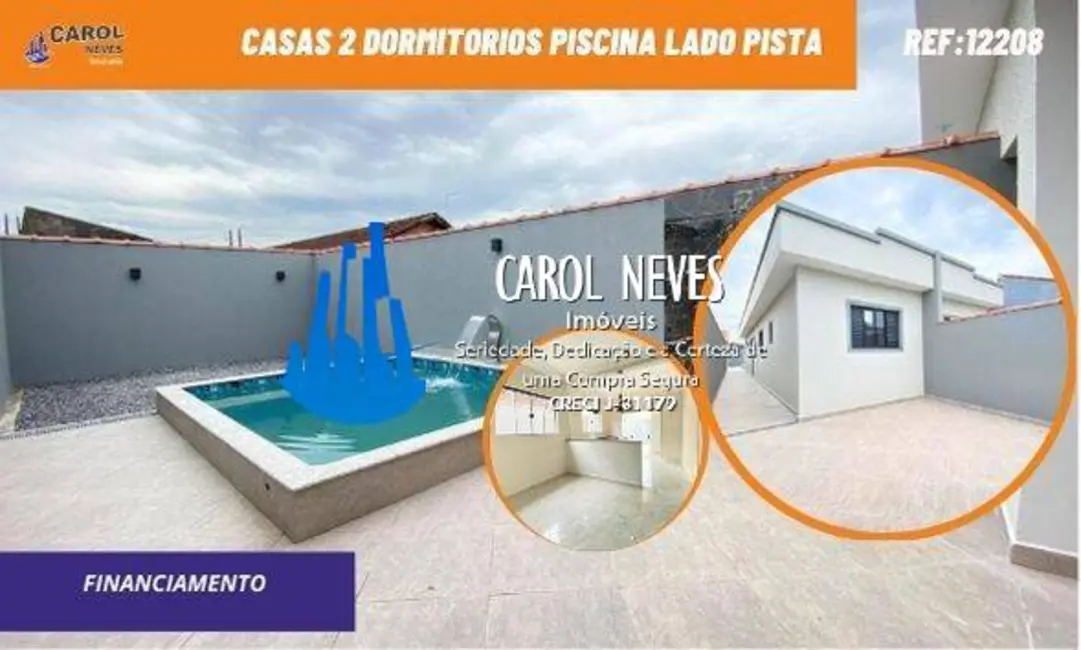 Foto 1 de Casa com 2 quartos à venda, 70m2 em Agenor de Campos, Mongagua - SP